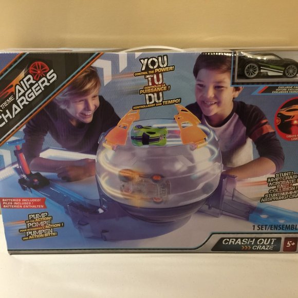 Little Tikes Xtreme Air Chargers Crash Out Craze Stunt Car Racing Playse… - Picture 3 of 13